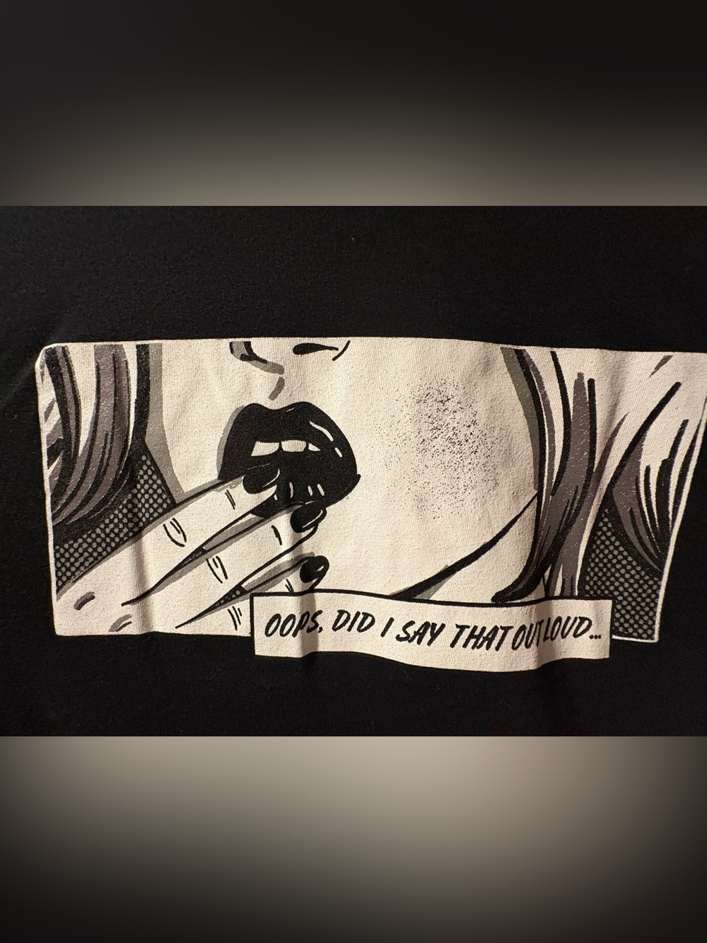 Torrid Oops Did I Say That Out Loud Pop Art Graphic Tee 3X - Picture 2 of 3